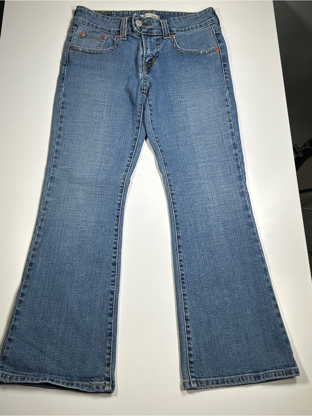 Levi’s 542 Low Flare Jeans Women’s 28x27 Low Rise Y2K Flare Bootcut Denim